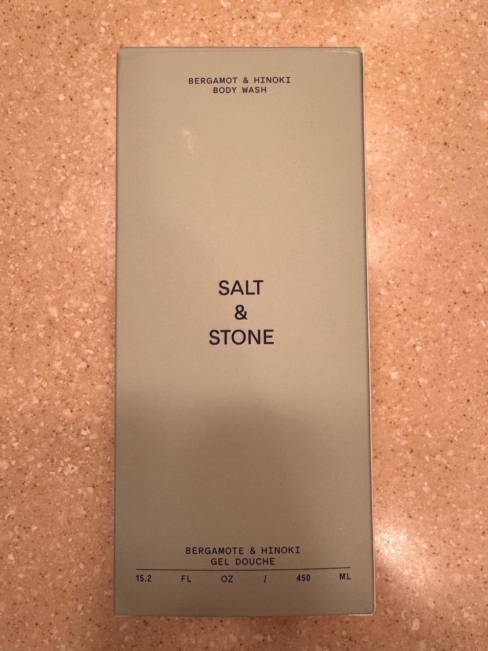 Salt & Stone Bergamot & Hinoki Body Wash Full Size NEW in box 15.2 oz